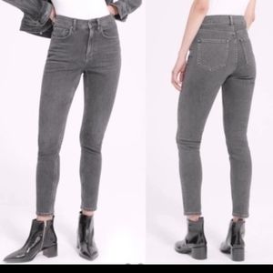 Everlane High-Rise Ankle Skinny In Smoke